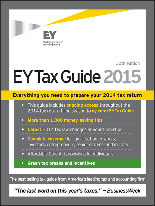 Title details for EY Tax Guide 2015 by Ernst & Young - Available